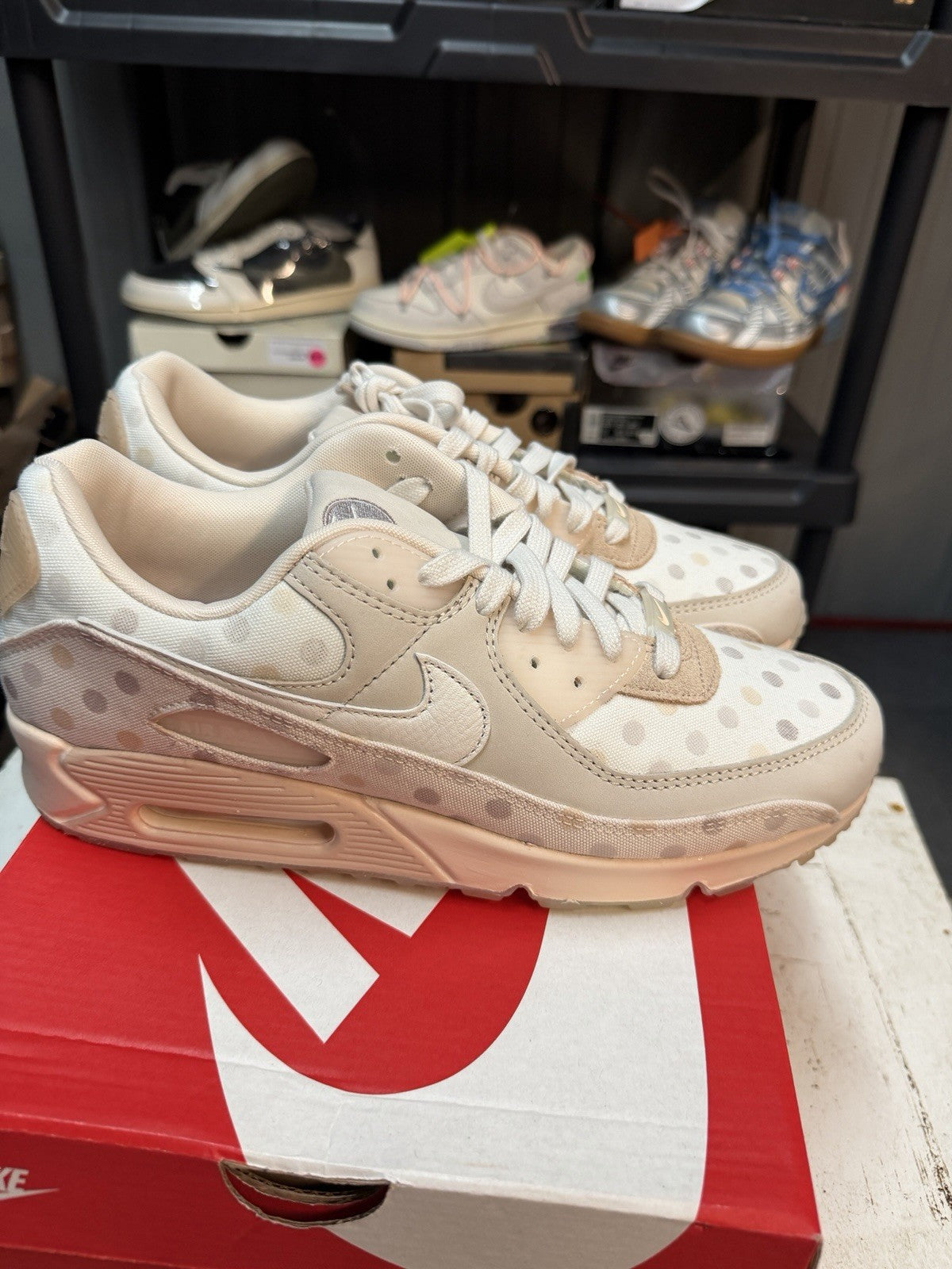 Nike Air Max 90 NRG Shoes Men's SZ 10.5 Shimmer/Sail-Desert Sand CZ1929-200 NWB