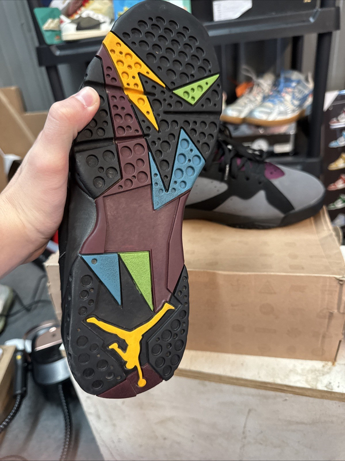 Size 13.5 - Air Jordan 7 Bordeaux Retro | Replacement Box - Barely Worn