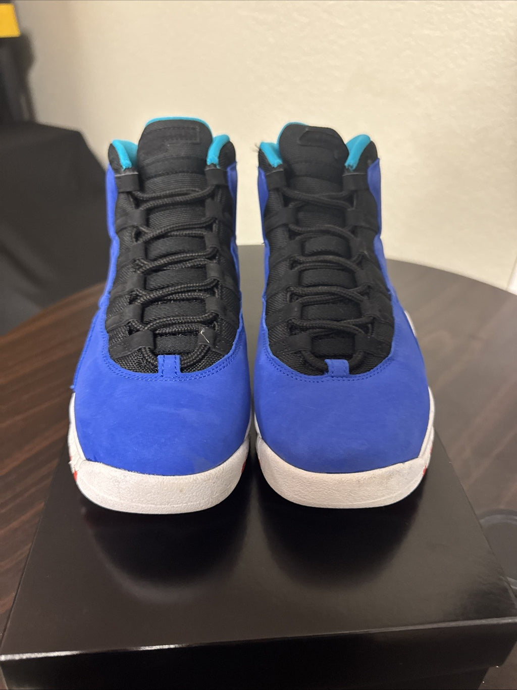 Size 7y - Air Jordan 10 Retro (GS) “Tinker Huarache” Light Blue  |  No Box