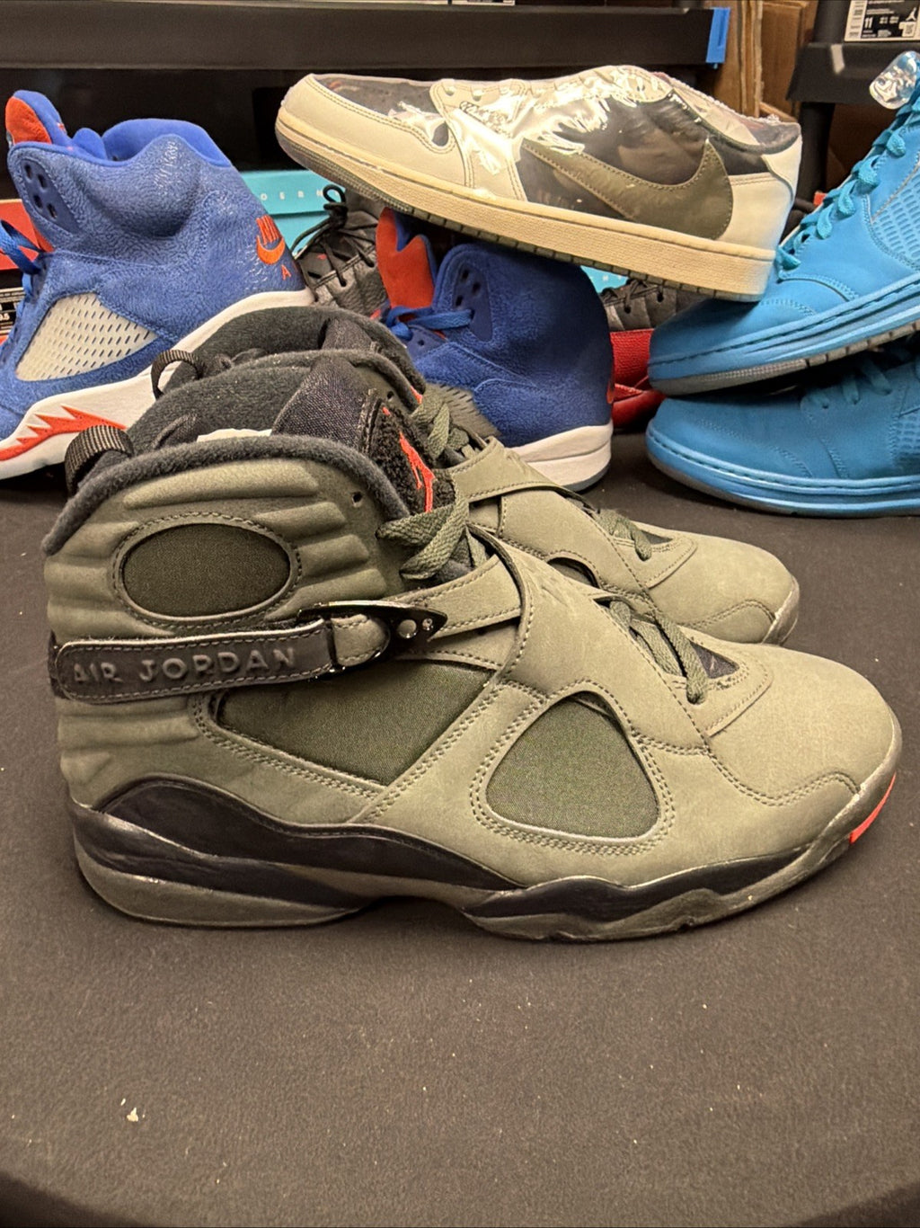Air Jordan 8 Retro Take Flight Sequoia Mens Shoes 305381 305 BEST PRICE