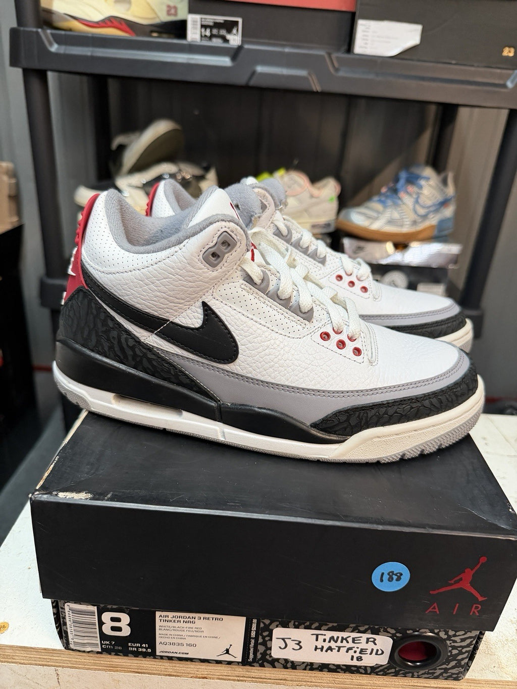 Size 8 - Jordan 3 Retro NRG Tinker 2018