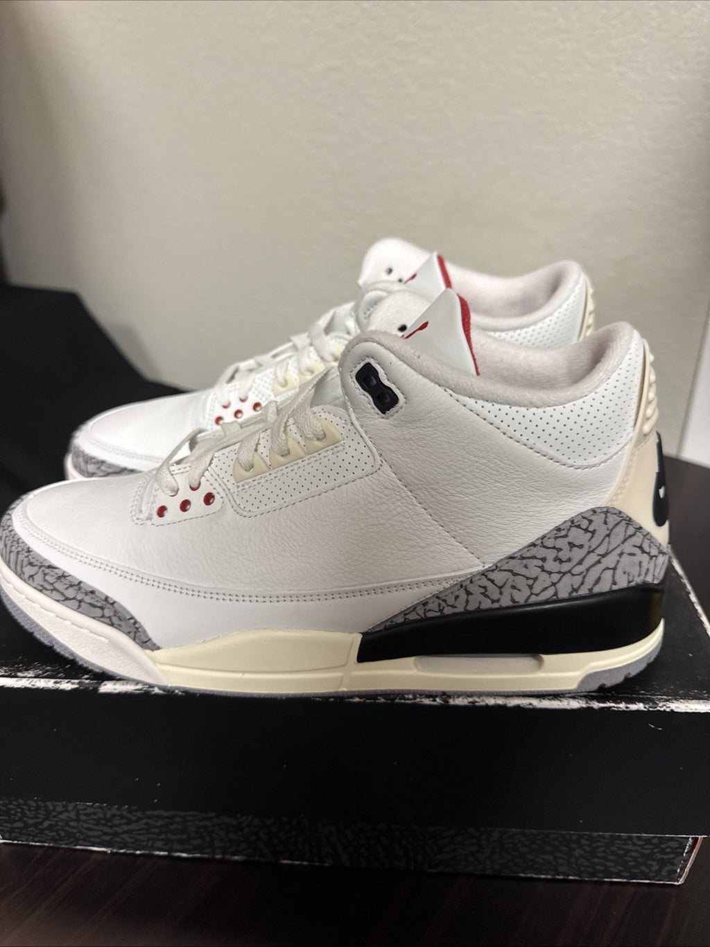 Air Jordan 3 Retro "WHITE CEMENT REIMAGINED" 2023 - Size 12 - dn3707 100 (1-48..