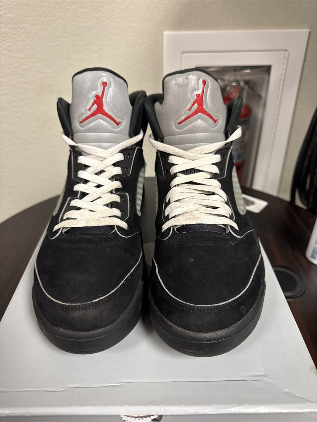 Air Jordan 5 Black Metallic Reimagined Size 12