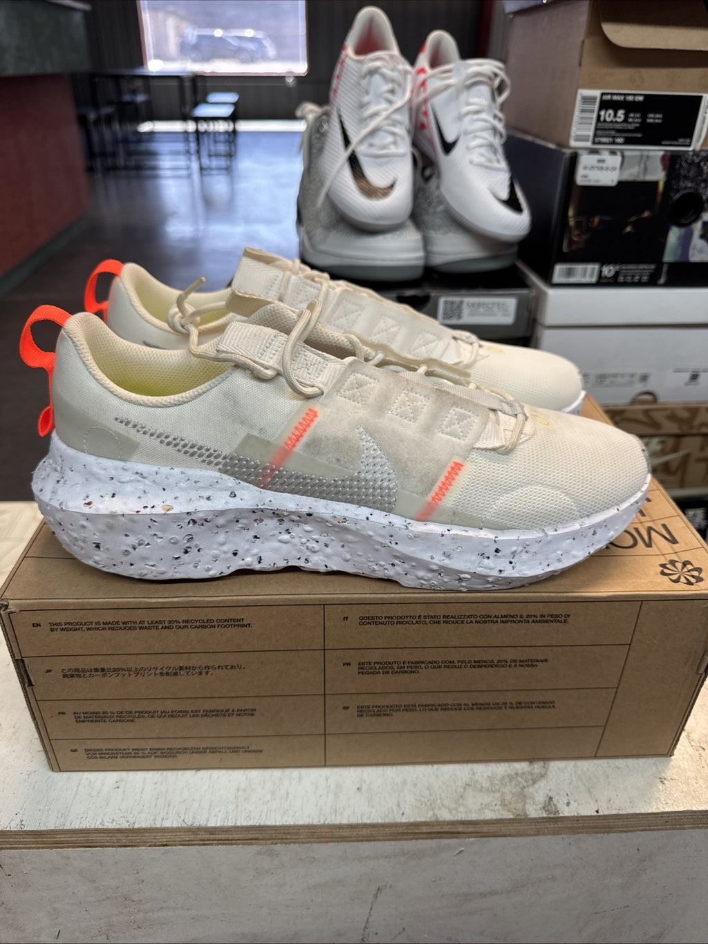 Size 11.5 - Nike Crater Impact Summit White Crimson