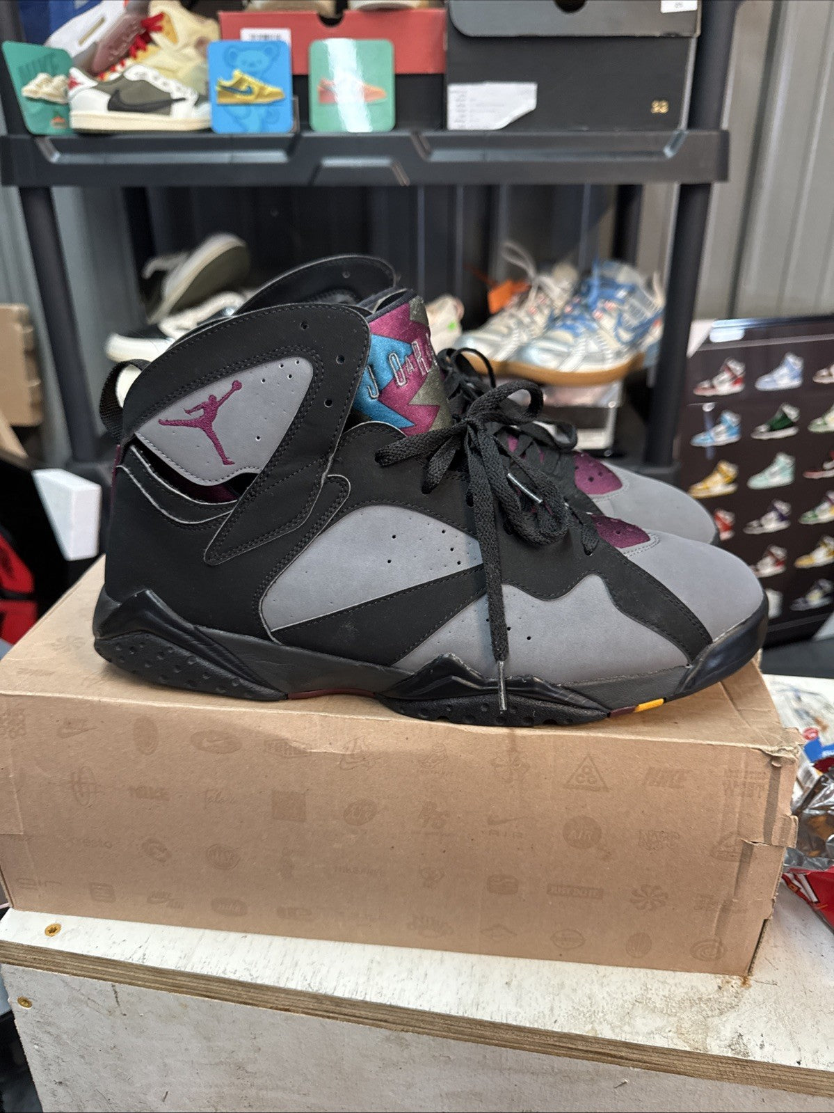 Size 13.5 - Air Jordan 7 Bordeaux Retro | Replacement Box - Barely Worn