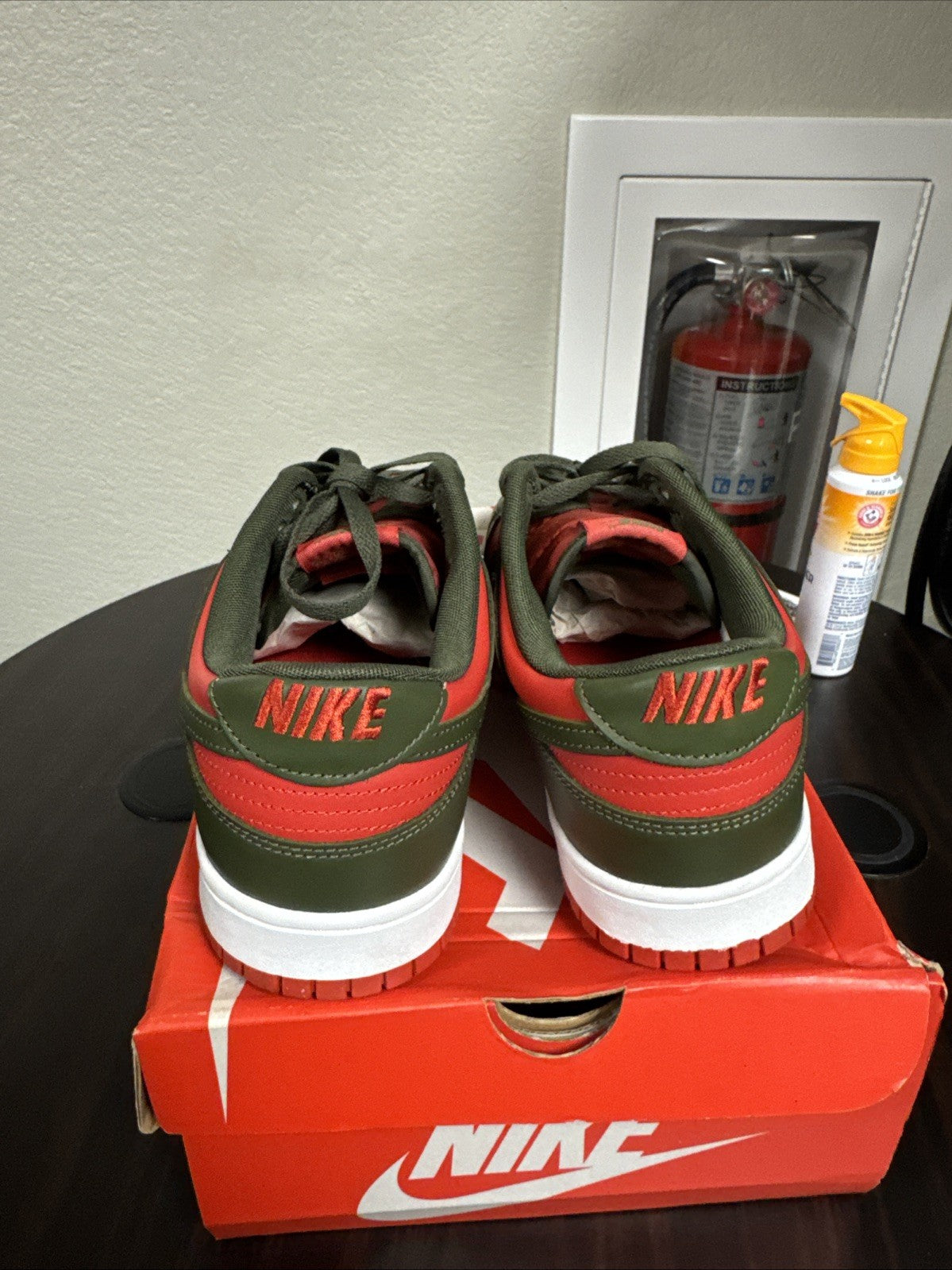 Nike Dunk Low Retro BTTYS Men's Shoes Mystic Red Cargo Khaki DV0833 600