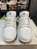 Air Jordan 1 Low 'White Black'/ Size 10.5 | Replacement Box