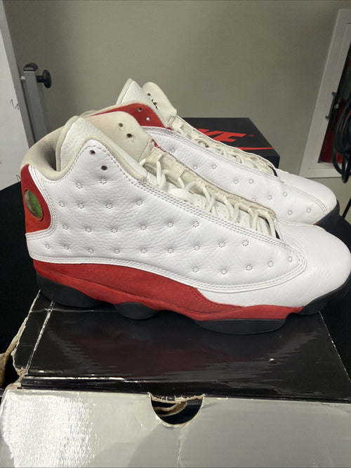 Air Jordan Cherry 13 Size 10 Retro Nike 2010 Release White, Red Black 414571-101