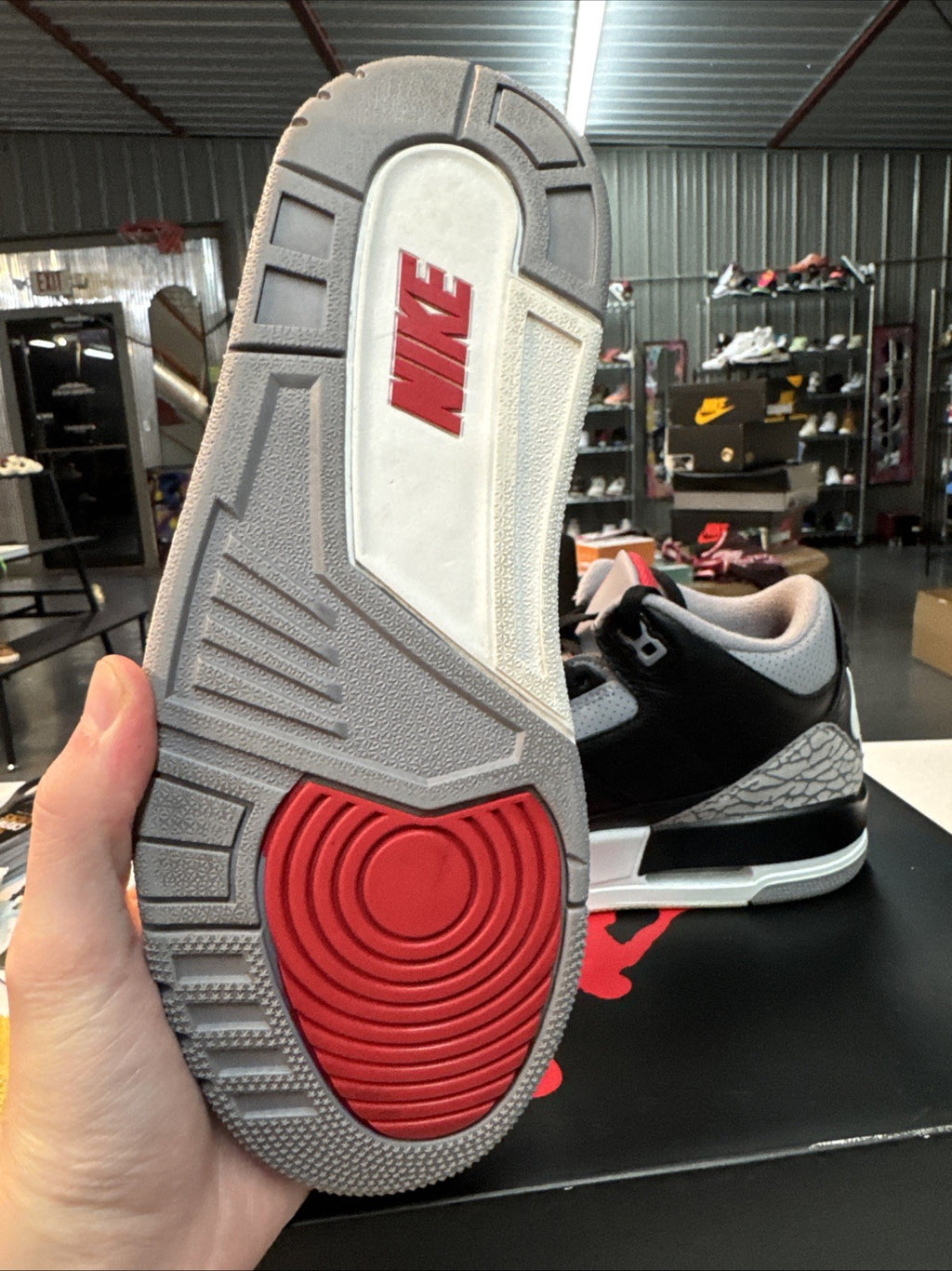 Size 8 - Air Jordan 3 Retro OG 2024 Black Cement