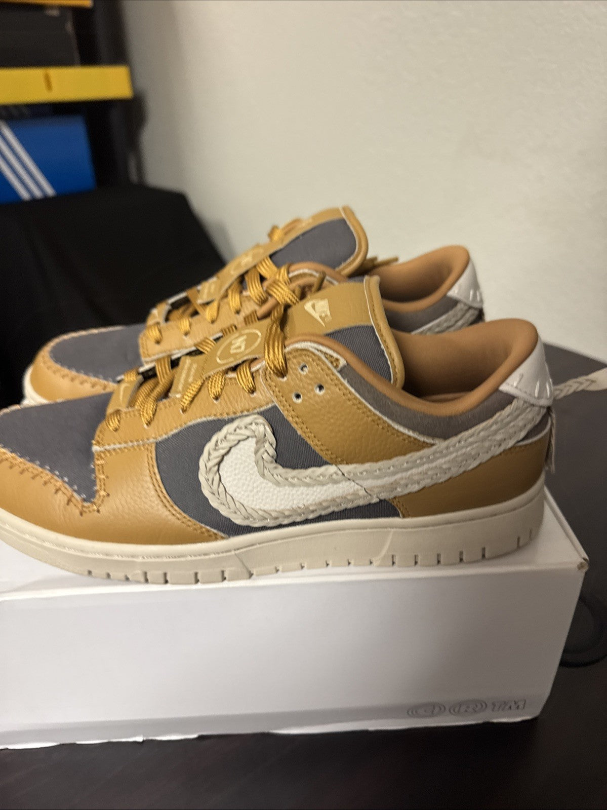 Nike Dunk Low N7 By You Custom Lyle Thompson Mens Size 10 DJ3210-991