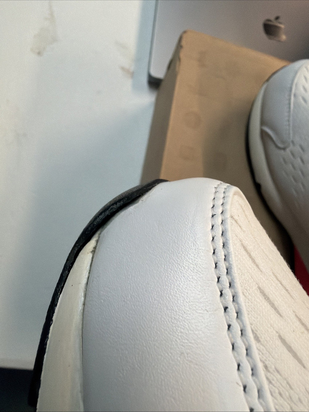 Size 10.5 Nike Air Max 180 EM White Solar Red