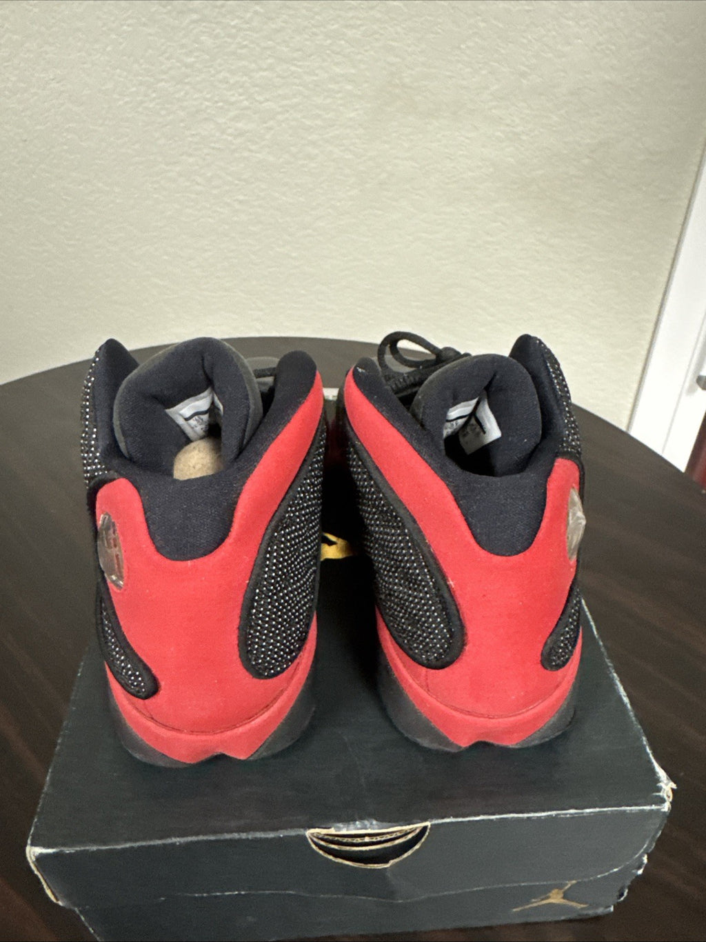 NIKE Air Jordan 13 Retro GS 'Bred' 2017 BLACK/ TRUE RED 414574-004 Youth 5y