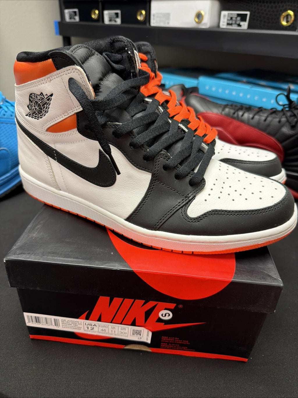 Jordan 1 Retro High Electro Orange Size 12