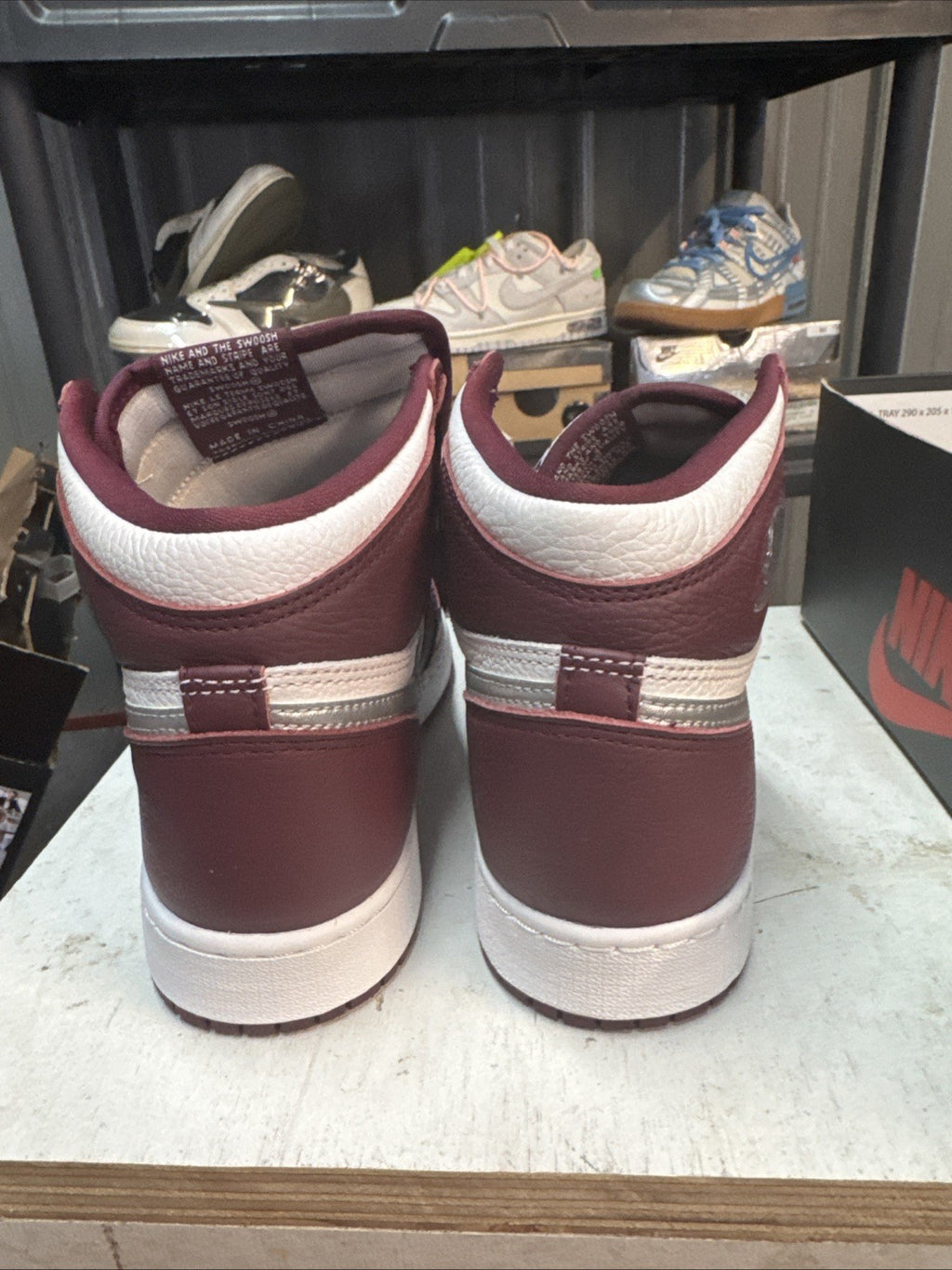 Size 6Y - NIB NIKE AIR JORDAN 1 RETRO HIGH GS BORDEAUXL | Topless Box