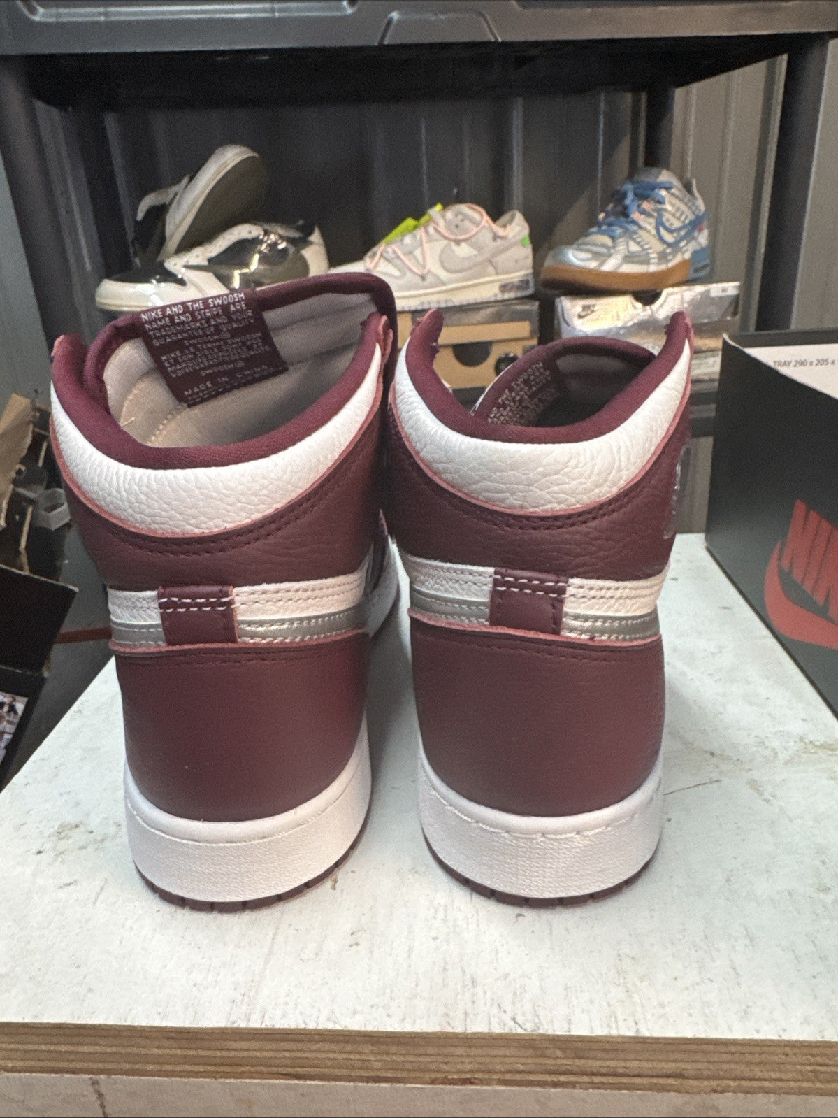 Size 6Y - NIB NIKE AIR JORDAN 1 RETRO HIGH GS BORDEAUXL | Topless Box
