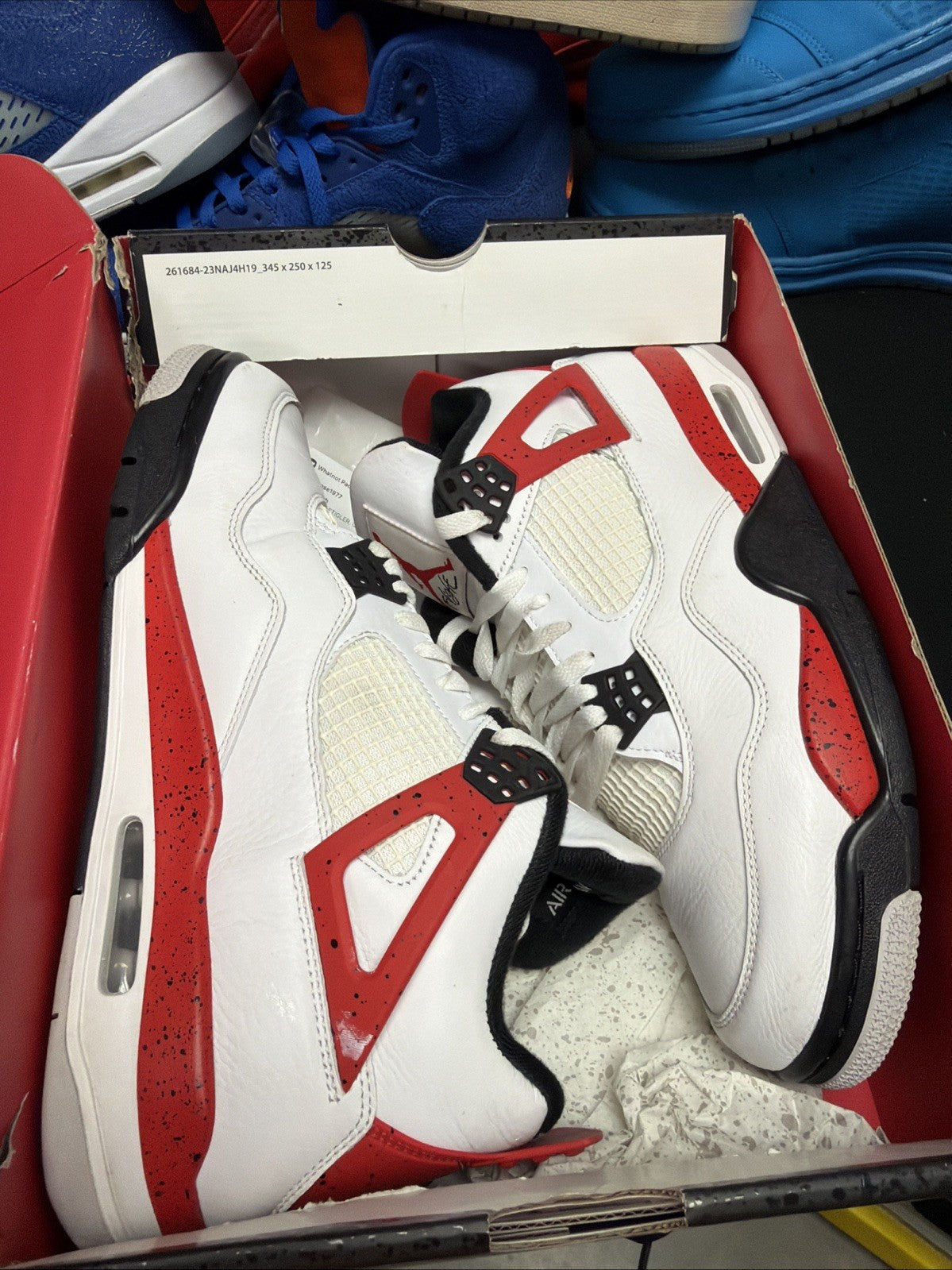 Size 11 - Jordan 4 Retro Mid Red Cement