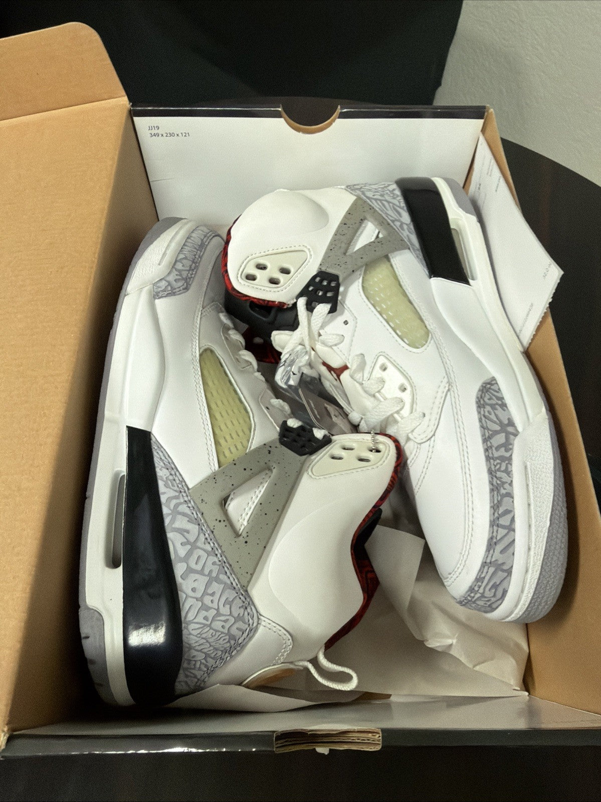 NEW Nike Air Jordan Spizike Cement Grey Size 10 315371-101