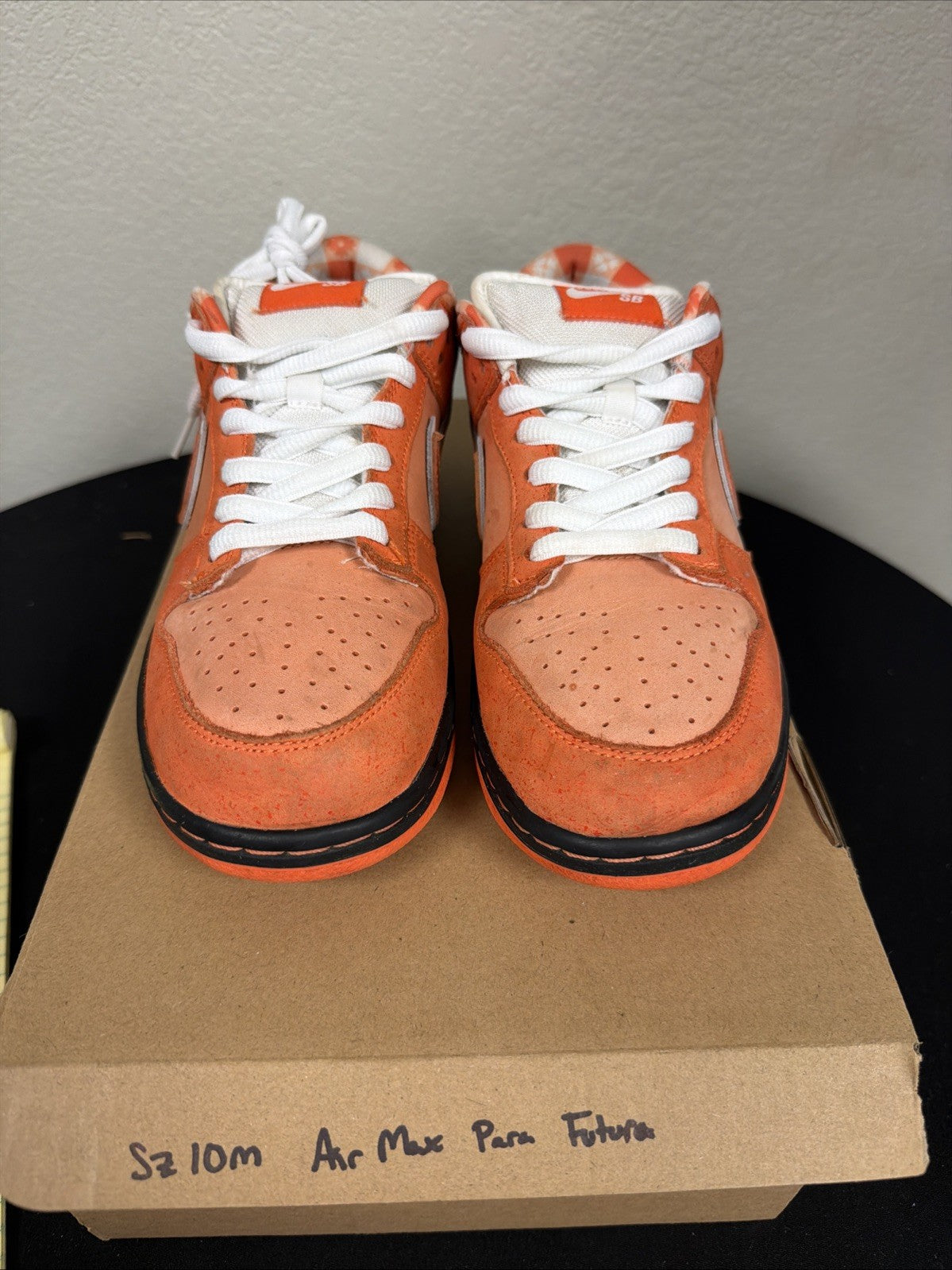 PREOWNED Nike SB Dunk Low Orange Lobster Size 10