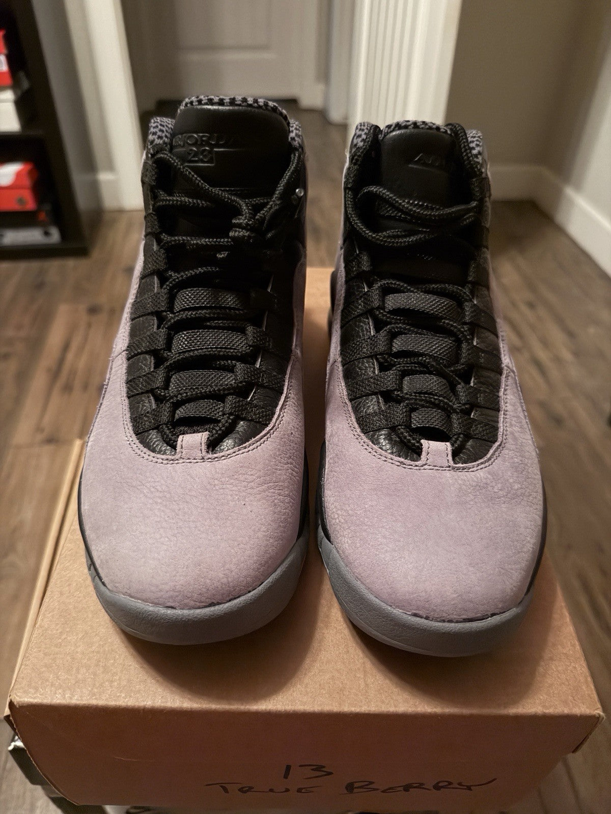 Nike Air Jordan 10 Retro LOOK SEE Sample Taiwan SP14 Cool Grey Infrared Size 9