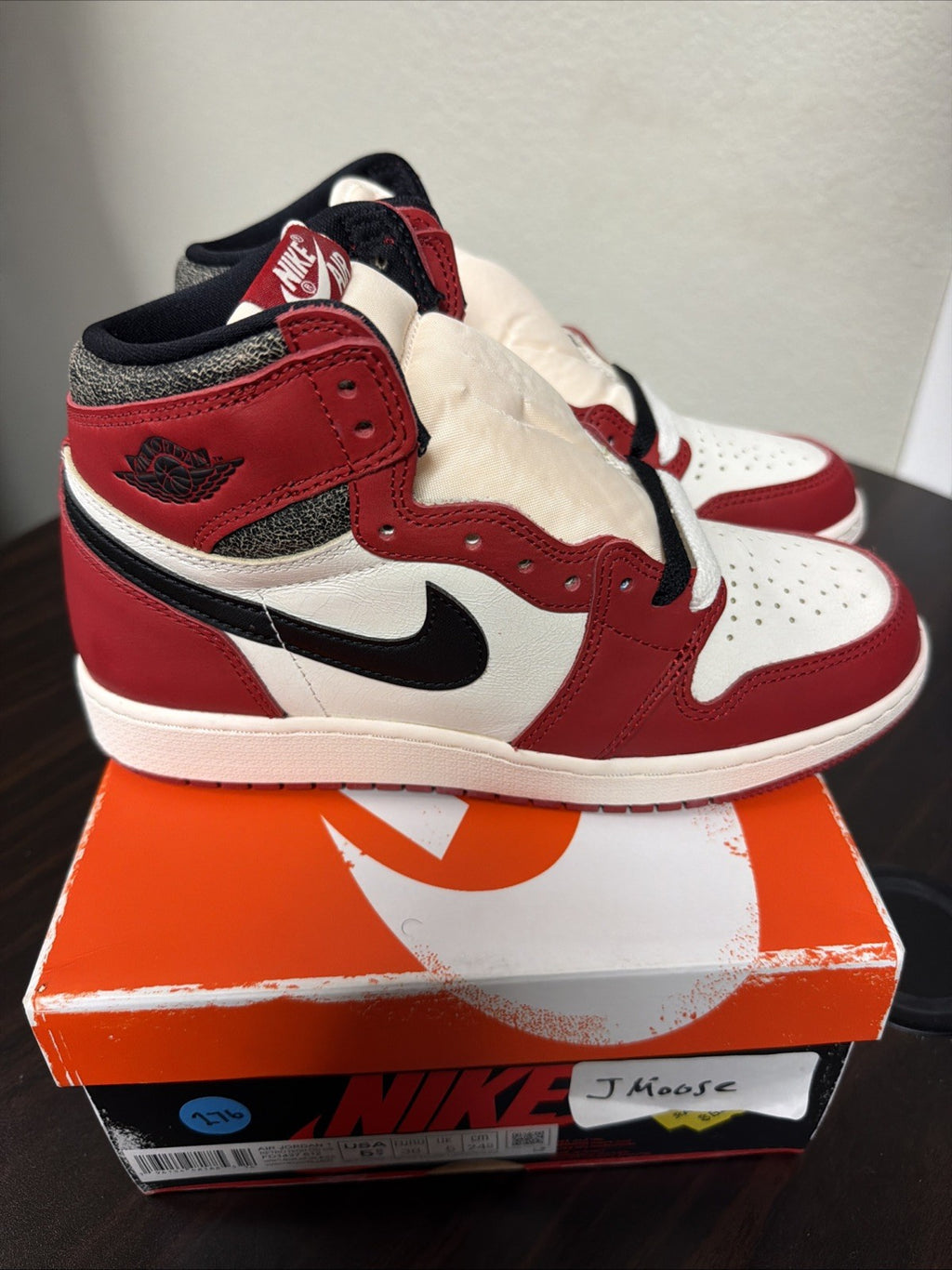 Air Jordan 1 Retro High OG "LOST AND FOUND" 2022-Size 5.5 Y(GS) Complete Box