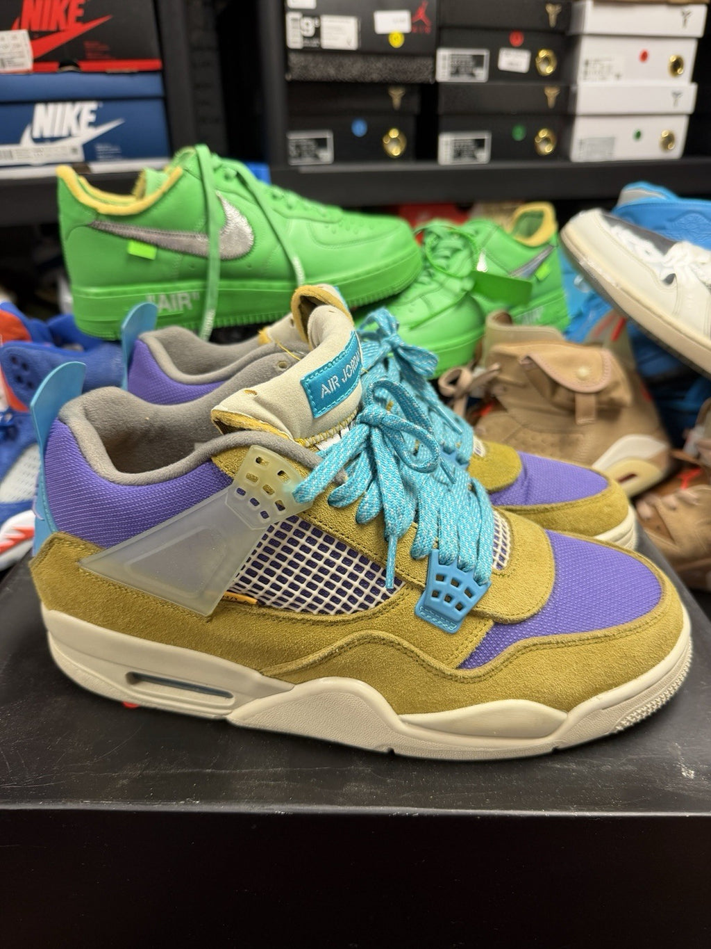 Nike Air Jordan 4 Retro Union Desert Moss Size 10.5 DJ5718-300