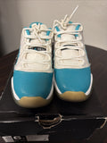 Girls' Nike Air Jordan XI 11 Low Aqua Turbo Green Retro GG 2014 sz 6Y