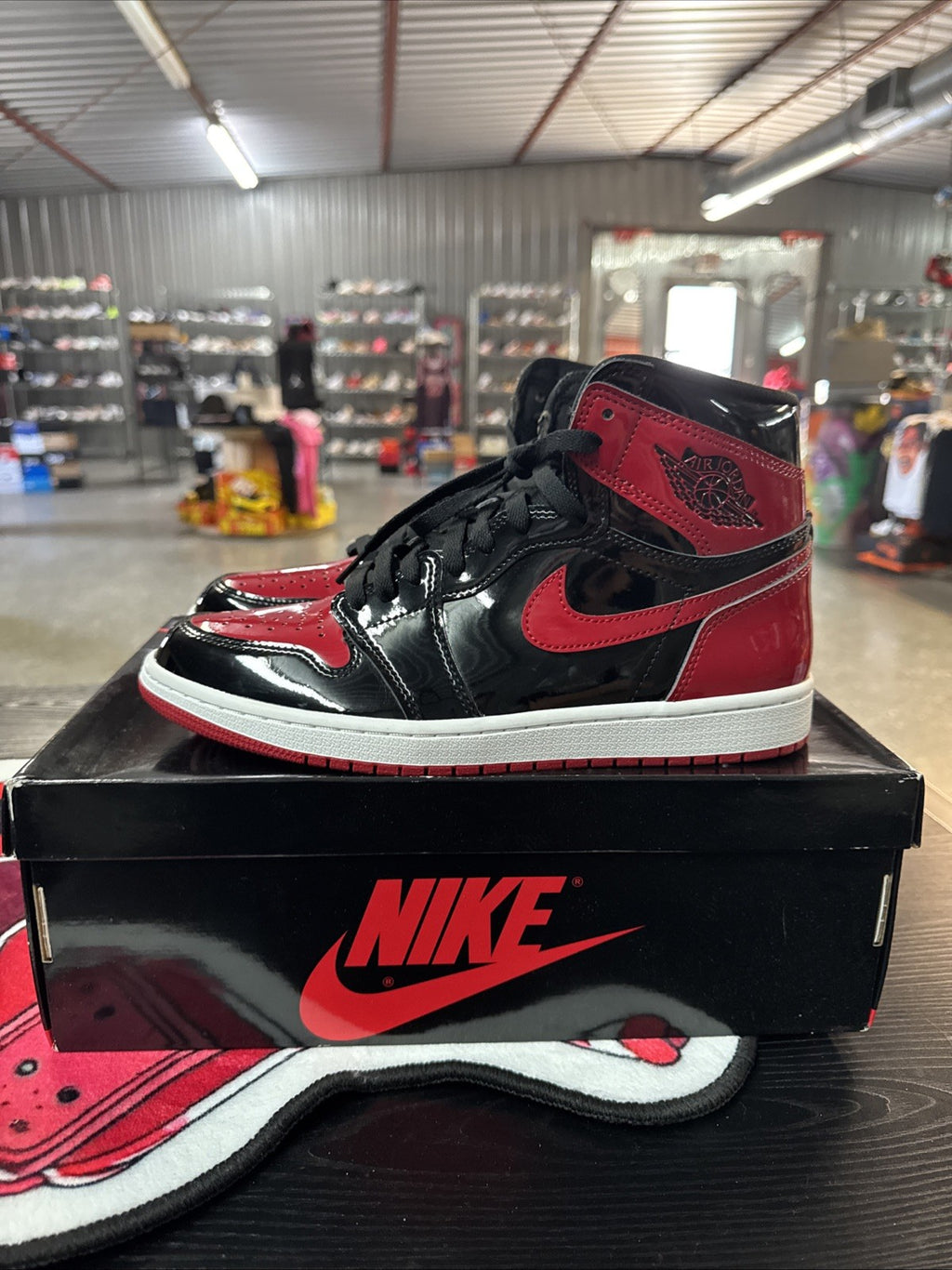 SIZE 10 - Nike Air Jordan 1 High Retro OG "Patent Bred"