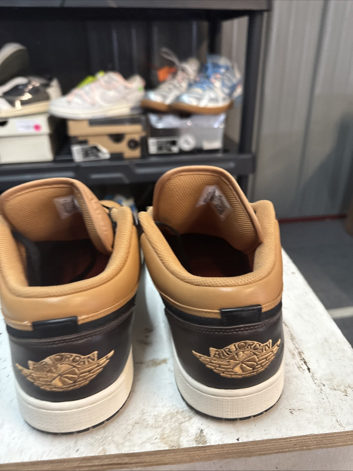 Size 11 - Air Jordan 1 SE Low Flax Baroque Brown | Replacement Box