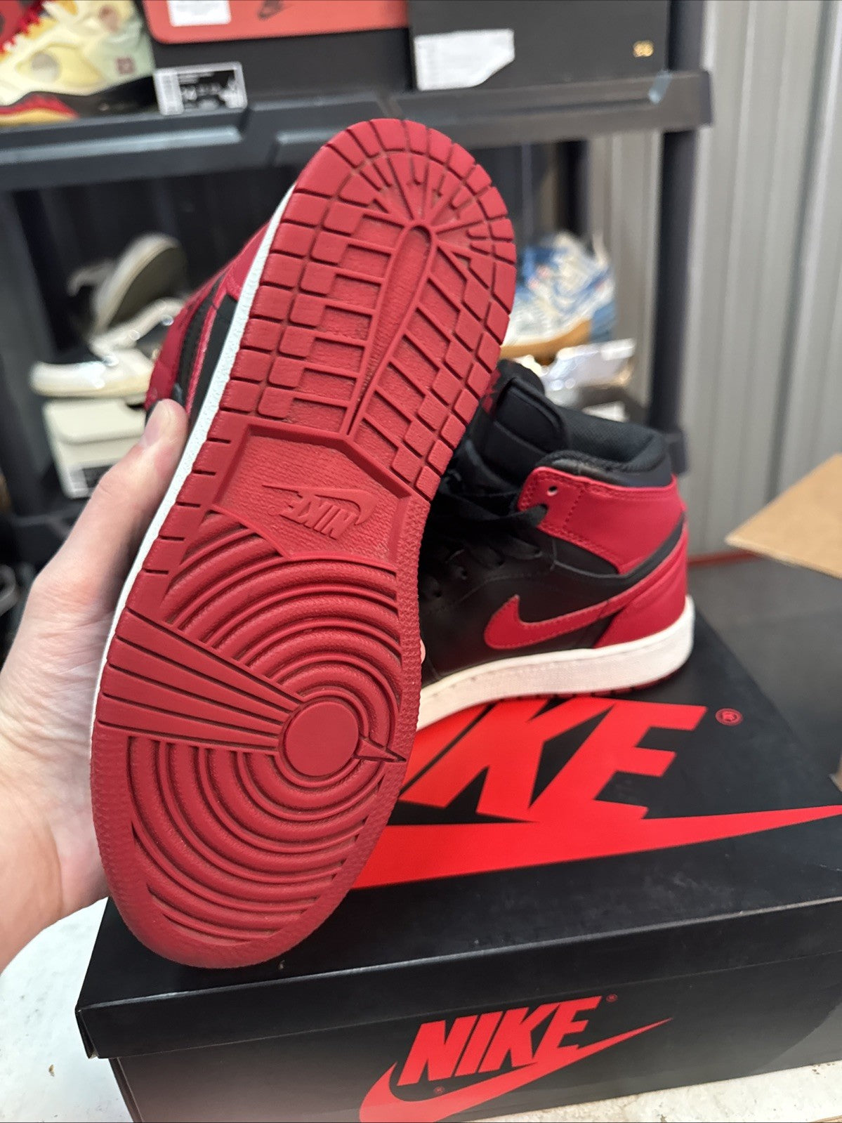 Size 5Y - Nike Air Jordan Retro 1 Bred (2013) (GS)
