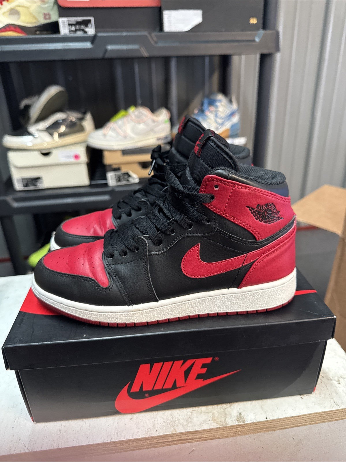 Size 5Y - Nike Air Jordan Retro 1 Bred (2013) (GS)