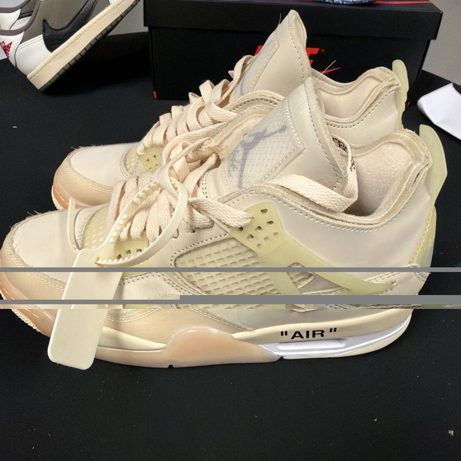 Size 9 - Jordan 4 SP x Off-White Mid Sail W