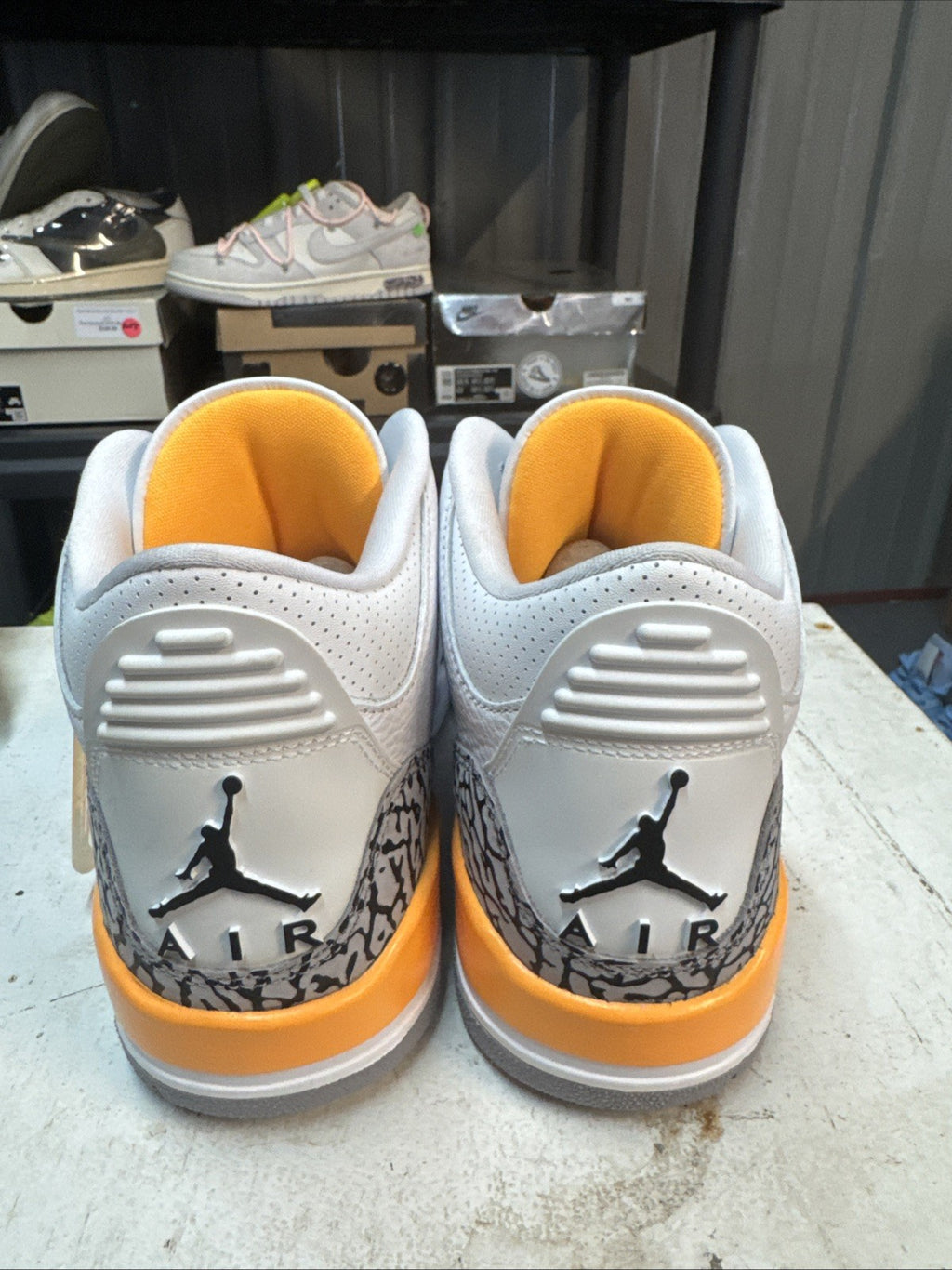 Size 7.5W - Air Jordan 3 Retro Laser Orange | Replacement Box