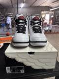 Size 8.5 - Nike Air Jordan 2 Retro OG Chicago White/Varsity Red/Black