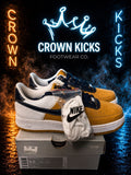 Nike Air Force 1 '07 Low Tan Navy Gum Sole US 9.5 315122-741 Deadstock New