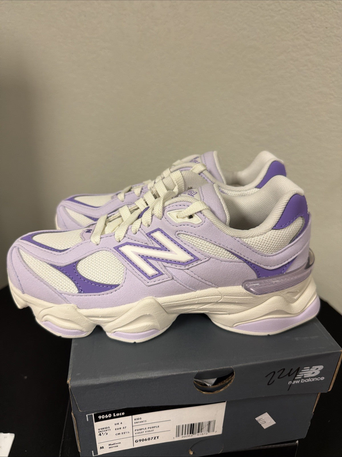 New Balance 9060 Lace Purple Violet G90607ZT GS & Womens New