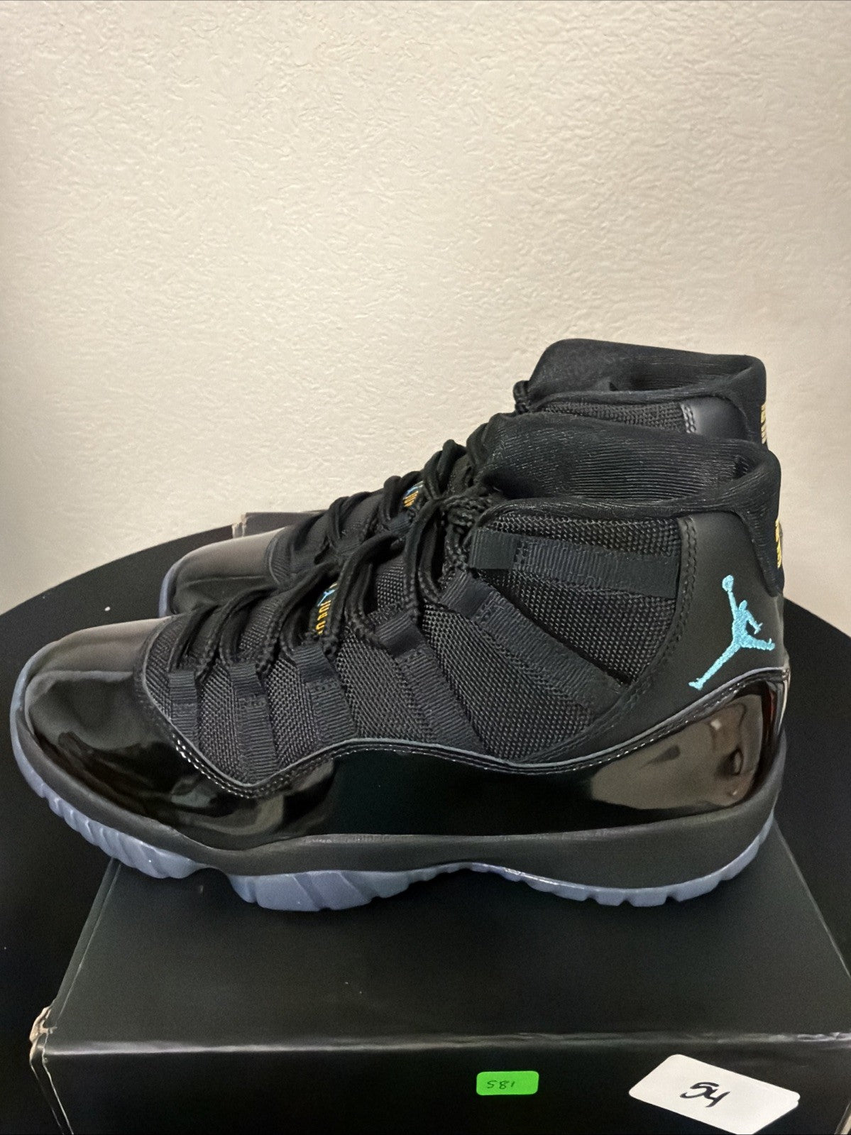 NIKE MENS AIR JORDAN 11 RETRO GAMMA BLACK BLUE CT8012-047-SIZE 10 NEW