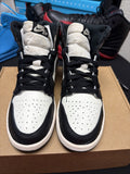 Air Jordan 1 Retro High Shoes 5Y Sail/Dark Mocha-Black-Black