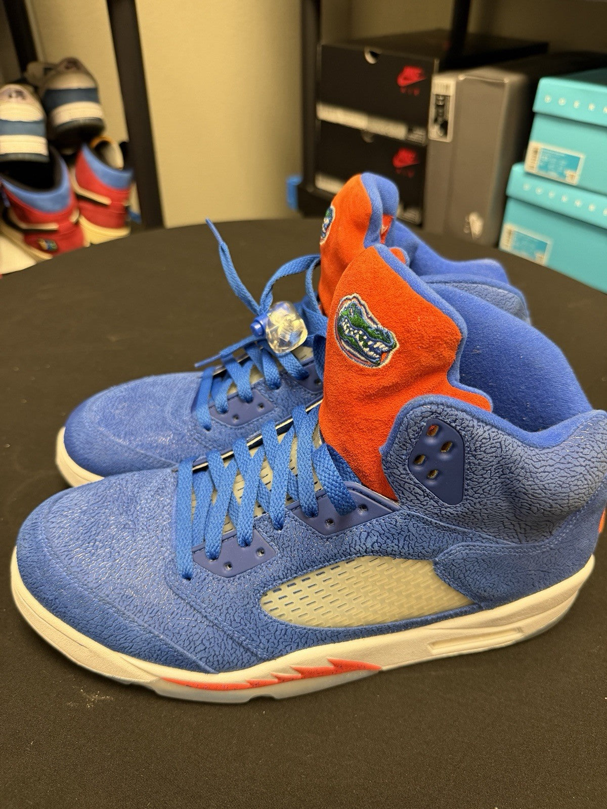 NEW SIZE 13 Air Jordan 5 - Florida Gator PLAYER EXCLUSIVE PROMO SAMPLE