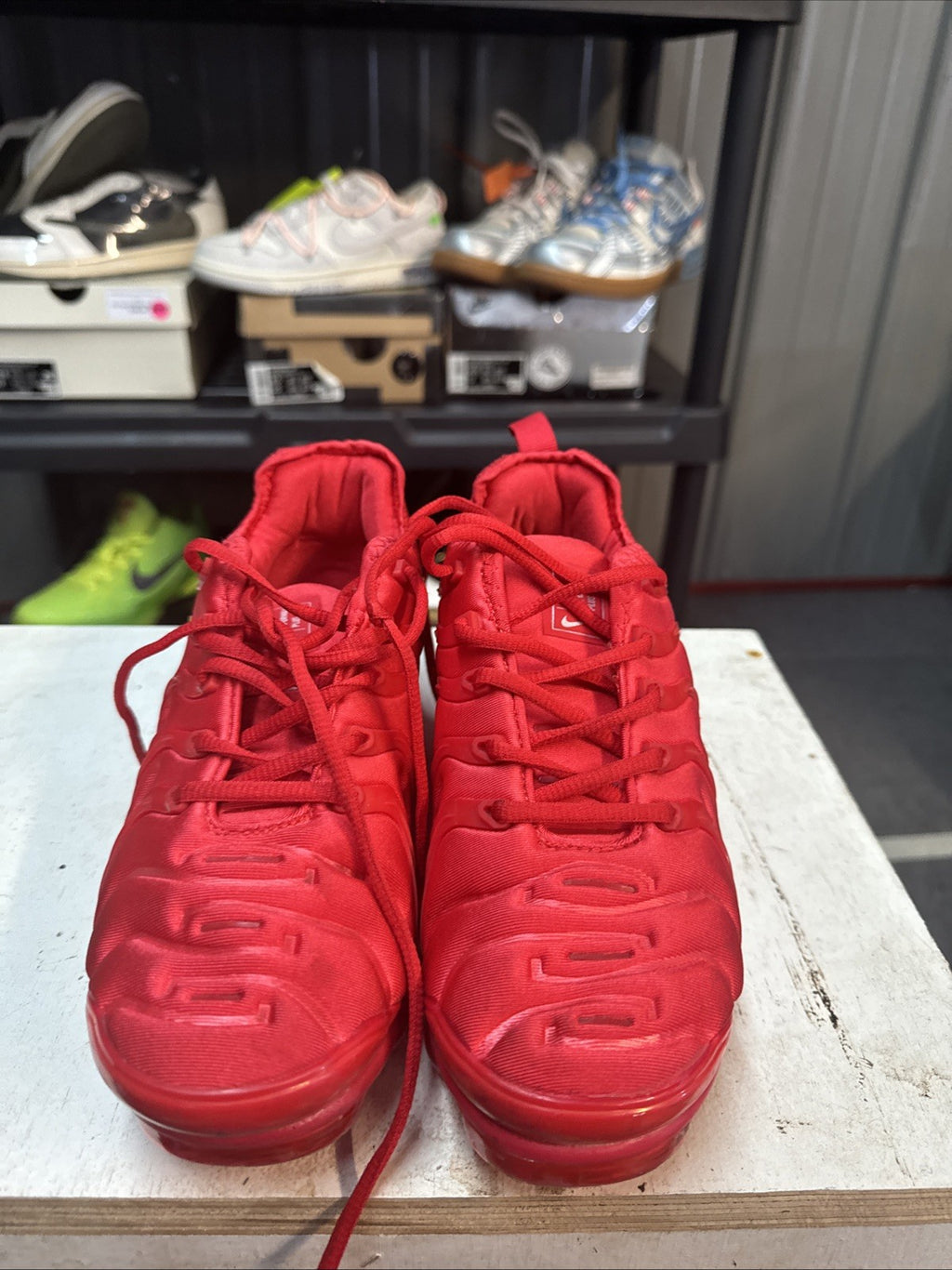 Size 7 - Nike Air Vapormax Plus Triple Red | Replacement Box