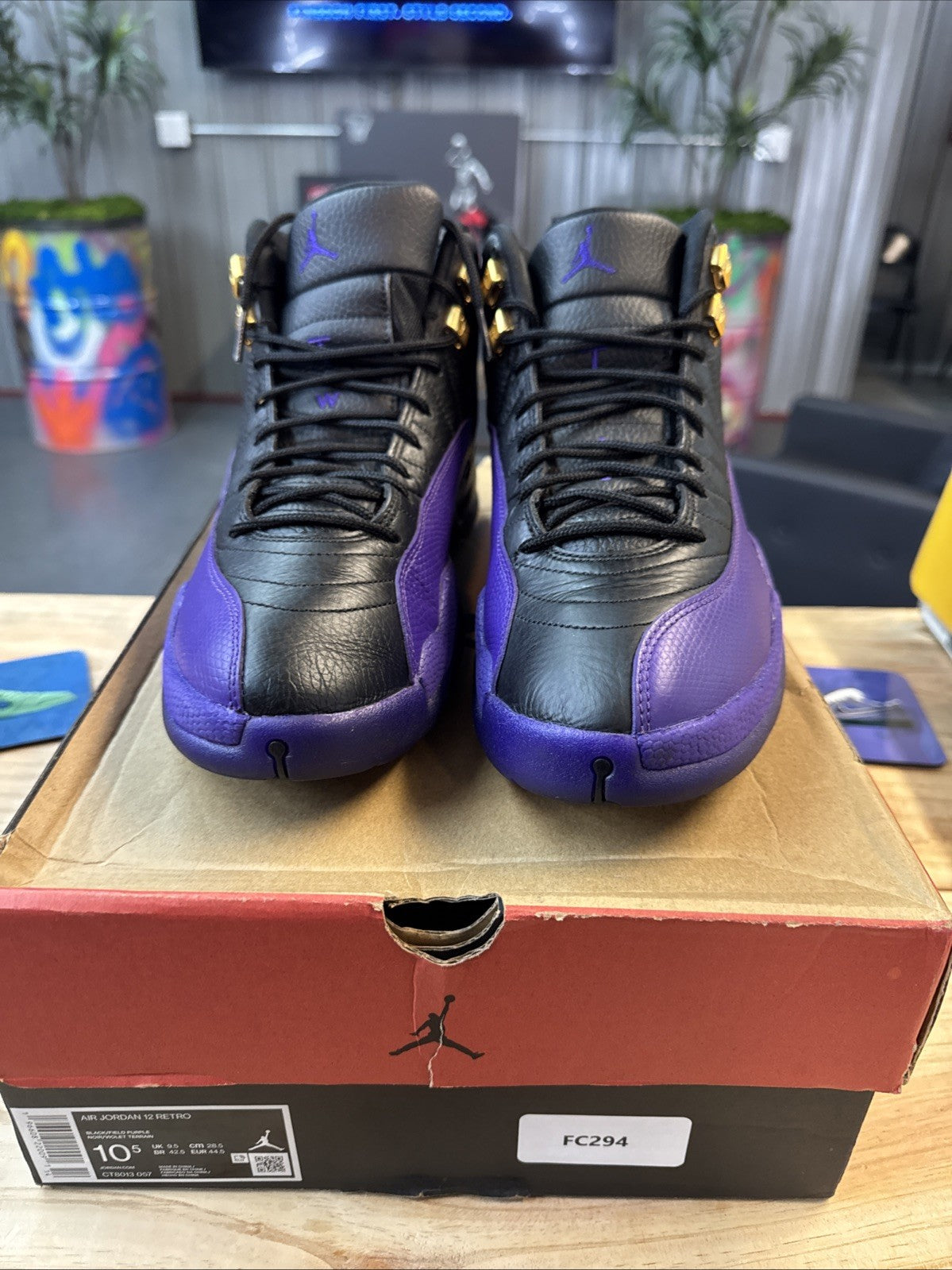 Size 10.5 - Jordan 12 Retro Mid Field Purple | Wore Once