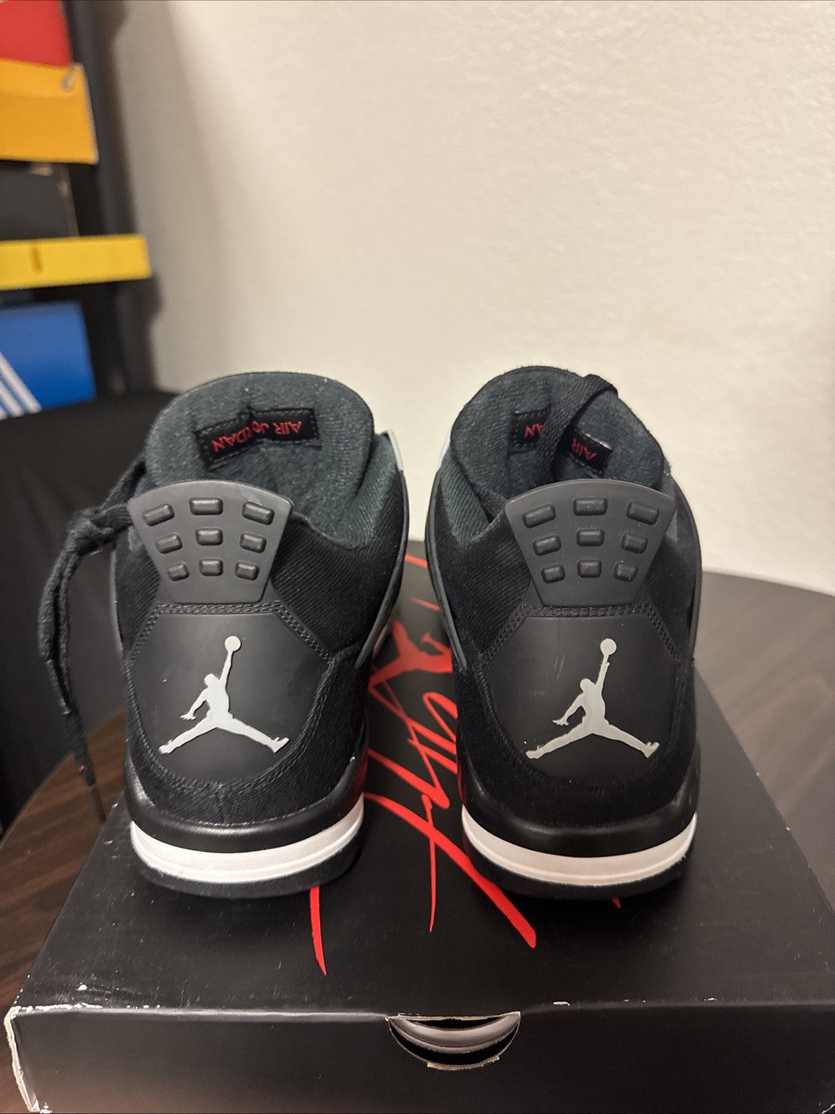 Size 10 - Jordan 4 Retro SE Mid Black Canvas