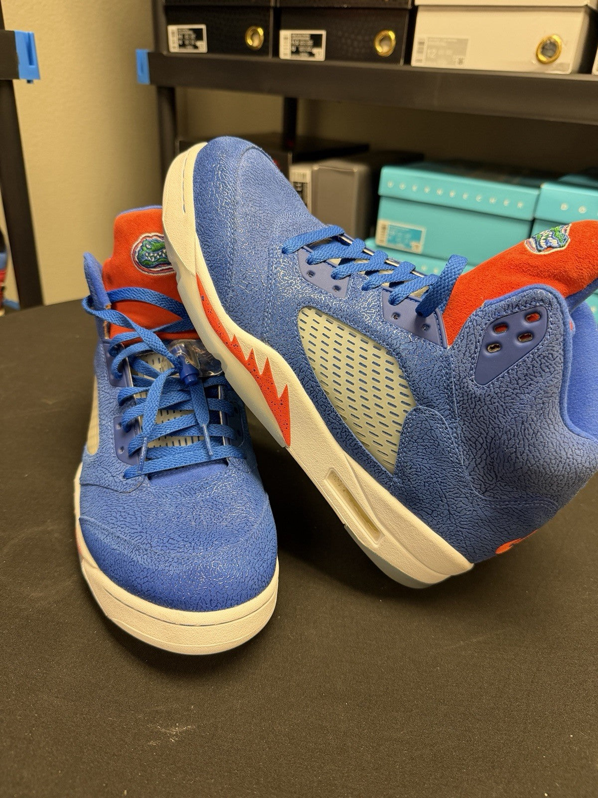 NEW SIZE 13 Air Jordan 5 - Florida Gator PLAYER EXCLUSIVE PROMO SAMPLE