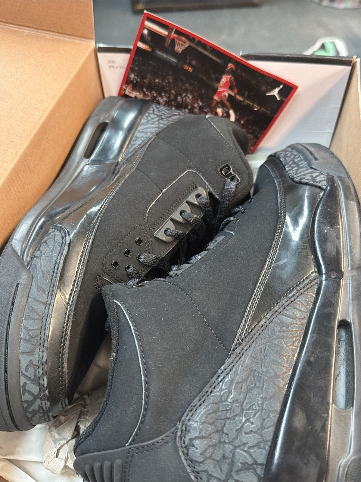 Size 13 - Air Jordan 3 Retro Black Cat