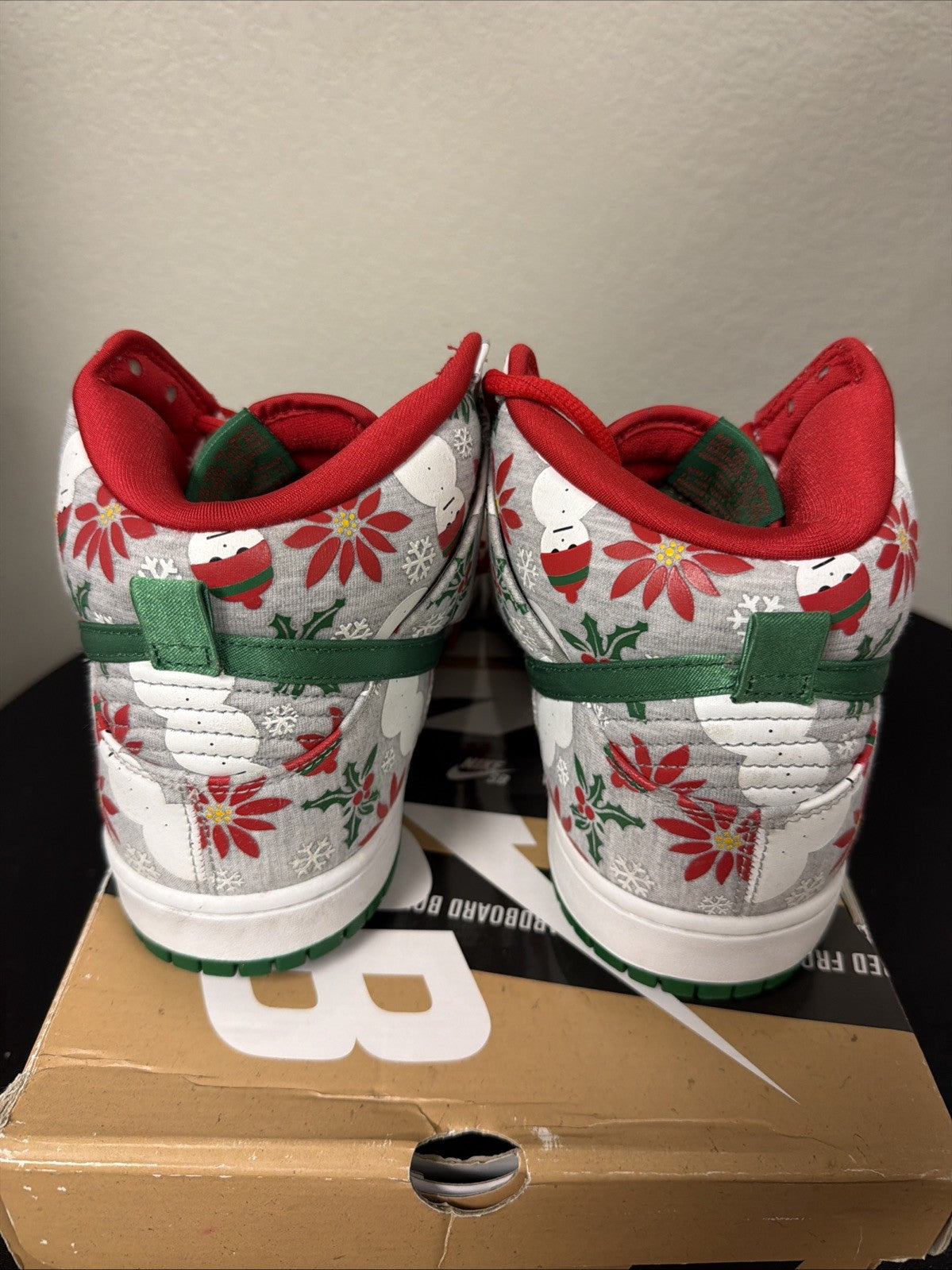 Size 13 - Nike SB Dunk High Pro x Concepts Ugly Sweater Grey 2014 Rare