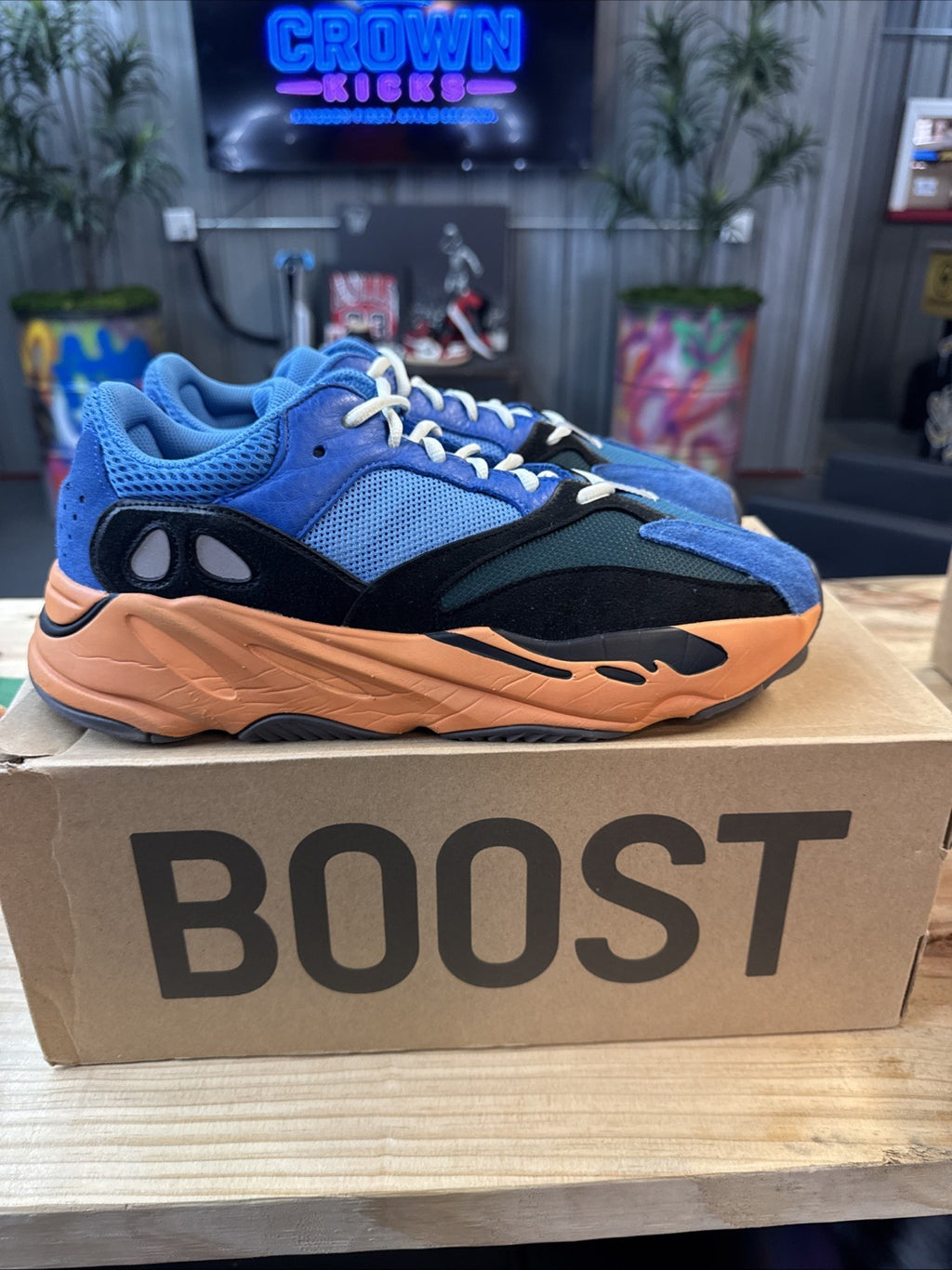 Size 12 - adidas Yeezy Boost 700 Bright Blue