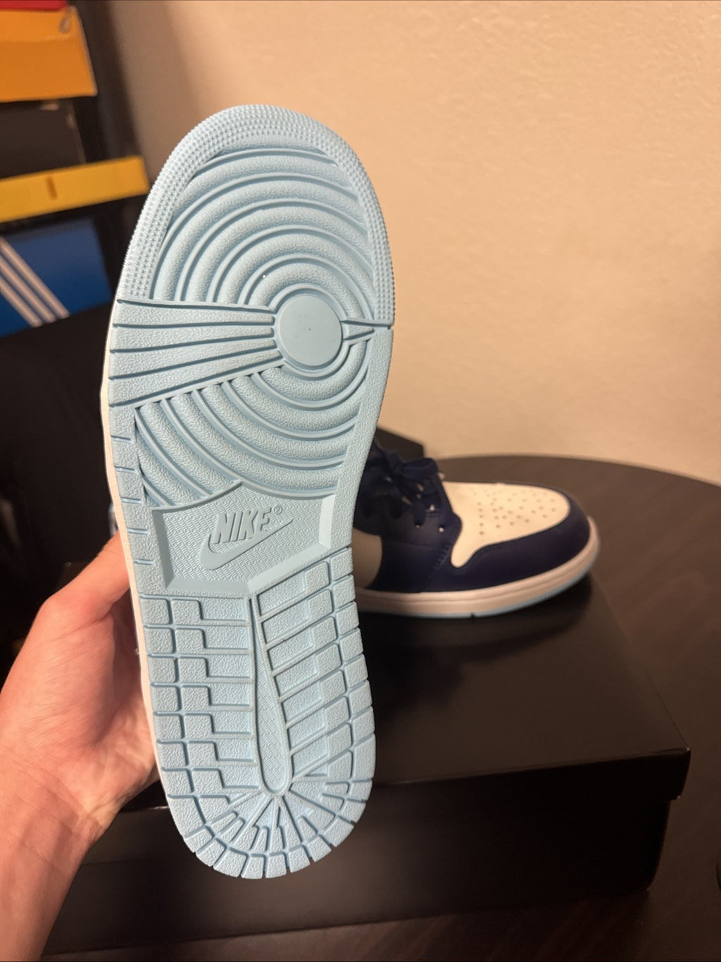 Jordan 1's Nike Low Sail Blue Chill Void Size 10.5 2025 Release