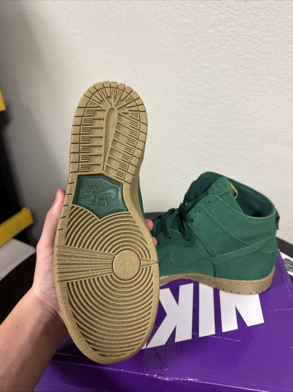 Size 10.5 - Nike Dunk Pro Decon SB High Gorge Green *Brand New*