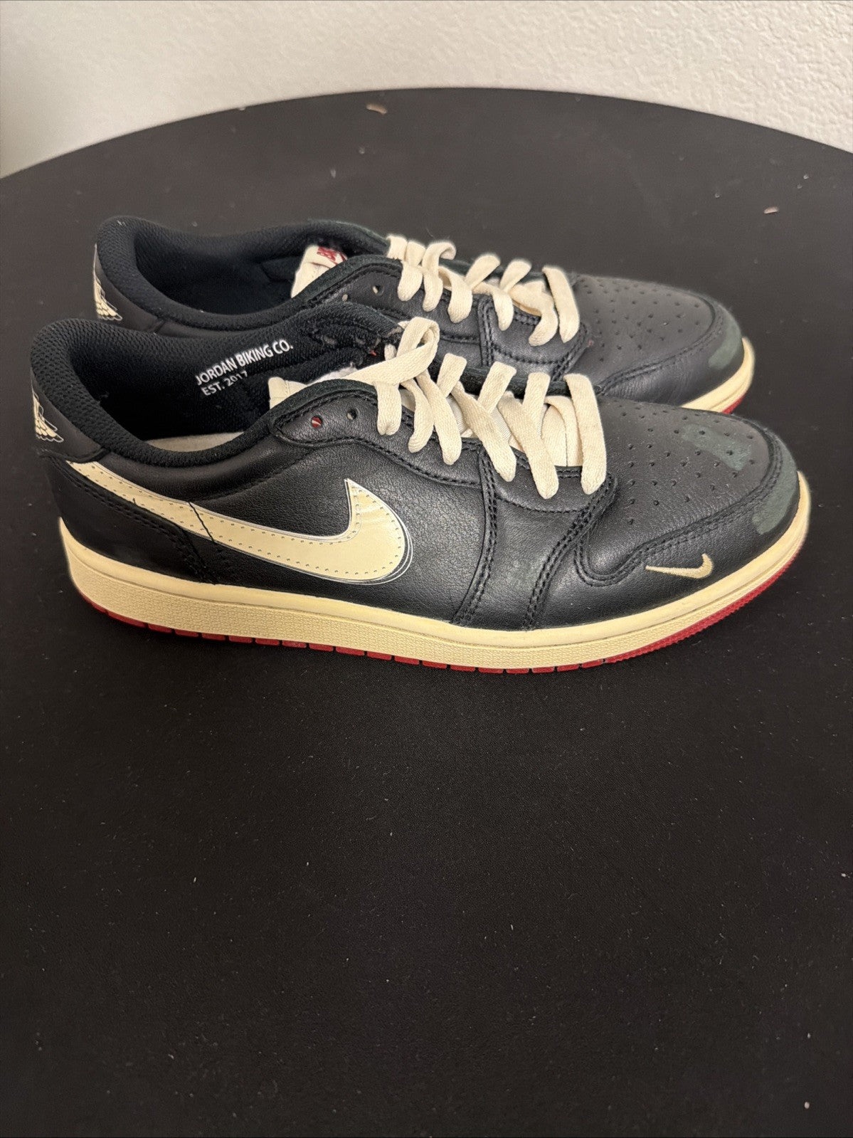 Nike Nigel Sylvester Air Jordan 1 OG Low Better With Time Authentic Used 7.5