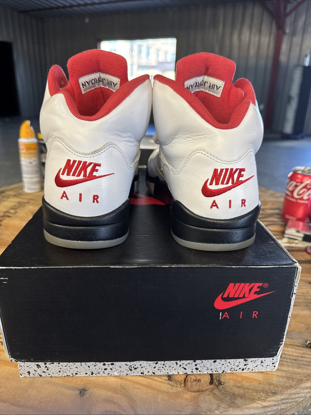 Nike AIR JORDAN 5 FIRE RED MENS 11.5 | Barely Worn