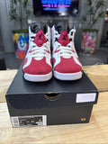 Size 7y - Nike Kids Jordan 6 Retro White Carmine Black